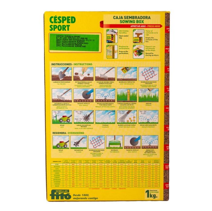 Спортивна газонна трава FITO SPORT 1кг - Зображення 2