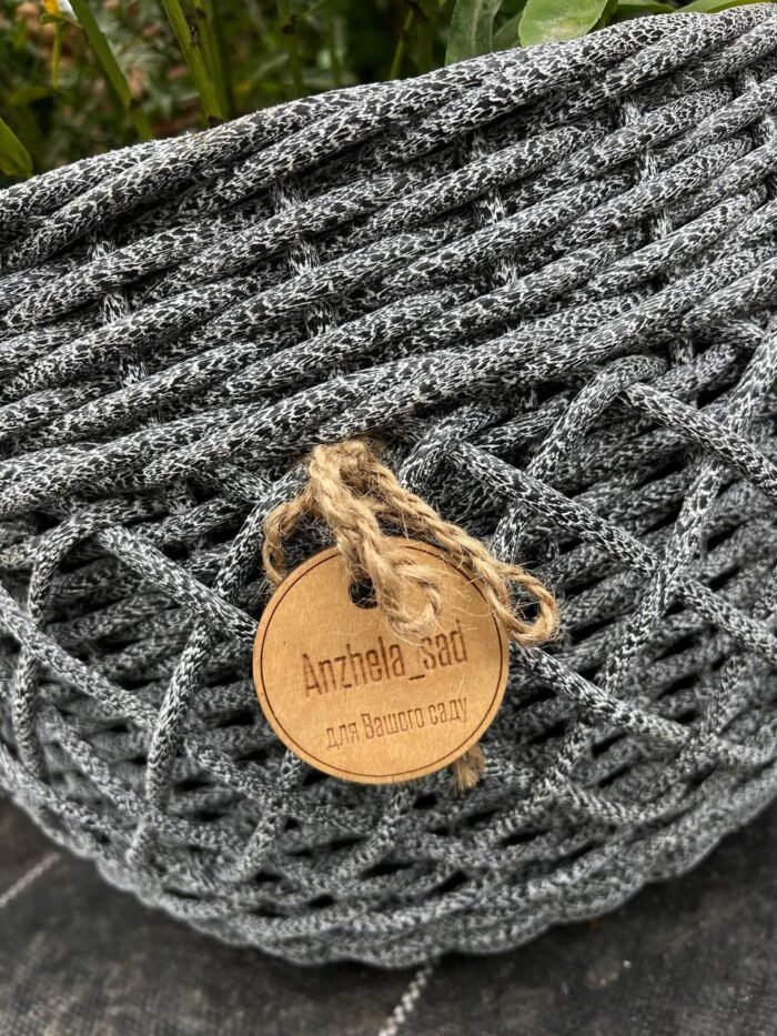 Кашпо ручної роботи Чорний мармур 16 л - Зображення 2