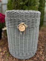 Кашпо ручної роботи Чорний мармур 12 л