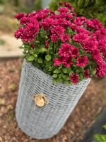 Кашпо ручної роботи Чорний мармур 12 л - Зображення 3