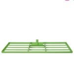 Планувальник грунту ручний 890х390 мм з держаком