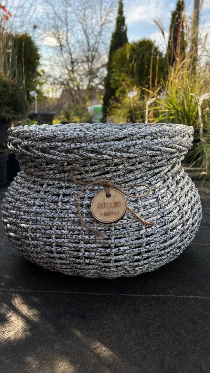 photo_2025-11-14_13-54-44 Кашпо ручної роботи Чорний мармур 12 л - Зображення 1