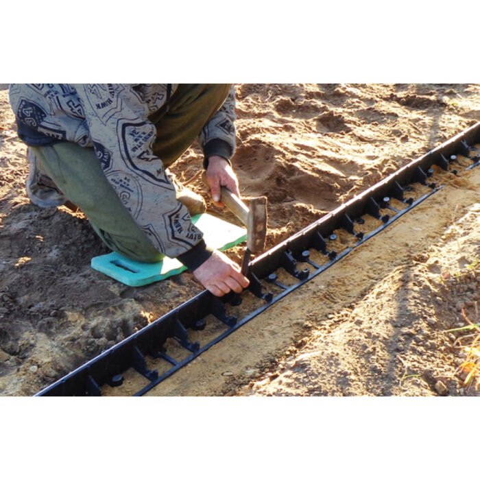 Бордюр садовий 58х1000мм, RIM-BORD, чорний - Зображення 2