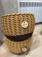 Набір "венге і бук" 2 кашпо 16 л - Зображення 2