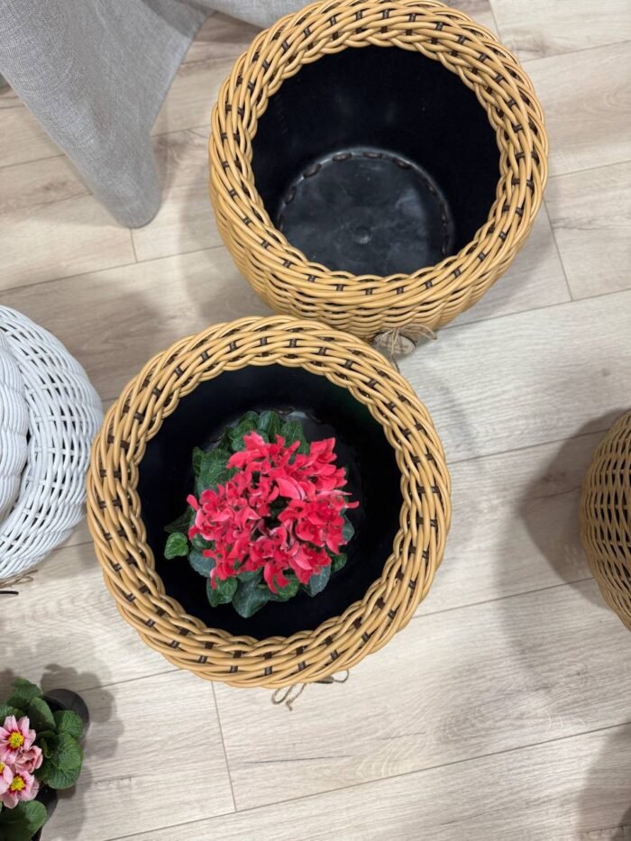 Набір "венге і бук" 2 кашпо 16 л - Зображення 3