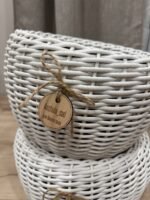 Набір кашпо 2шт "білий мармур" - Зображення 3