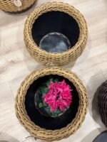 Набір "солома" 2 кашпо 12 л - Зображення 2