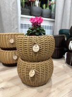 Набір "солома" 2 кашпо 12 л