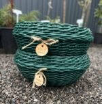 Кашпо плоскої форми кольору Малахіт 12,5 л